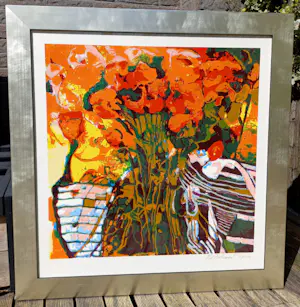 Kees van Bohemen - Stilleven, zeefdruk (mooi ingelijst) kopen? Bied vanaf 250!