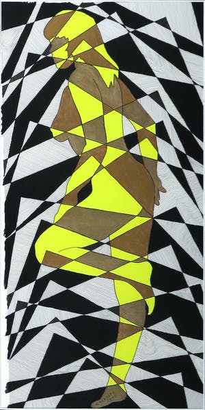 Hans Schoots - Gemengde techniek, Zonder titel - Ingelijst kopen? Bied vanaf 1!