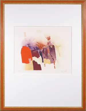 Francis Mean - Ets en aquatint, Le feu - Ingelijst kopen? Bied vanaf 40!