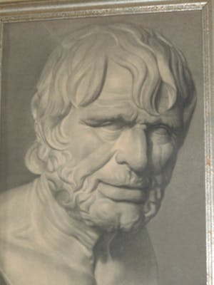 Cornelia Hioolen - Potloodtekening - Seneca kopen? Bied vanaf 50!