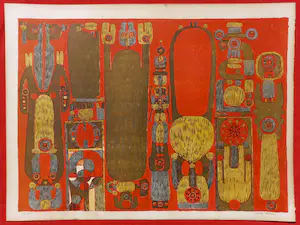 Pierre Courtin - Compositie, litho kopen? Bied vanaf 30!