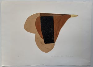 Jan Naezer - ets/aquatint met bladgoud | 'Zonder titel' | 1994 (Zeer kleine oplage) kopen? Bied vanaf 75!