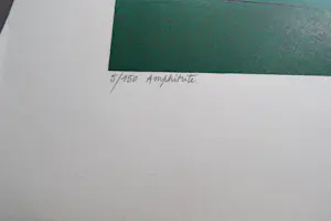 Pierre Henri Jacquot - Grote surrealistische kleuren zeefdruk "Amphitrite" beperkte oplage kopen? Bied vanaf 39!