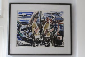 Frans Hollaardt - Vissers in Scheveningen kopen? Bied vanaf 150!