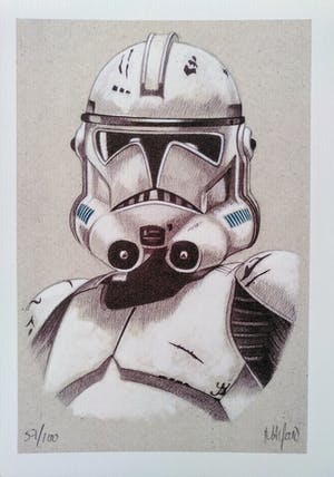 Niet of onleesbaar gesigneerd - "Star Wars" (16 litho's) kopen? Bied vanaf 1!