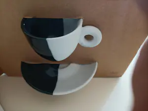 Jannis Kounellis - Illy Art Collection - espresso kop en schotel 2002 kopen? Bied vanaf 495!