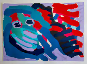 Karel Appel - Another Blue Head Again kaufen? Bieten Sie von 650!