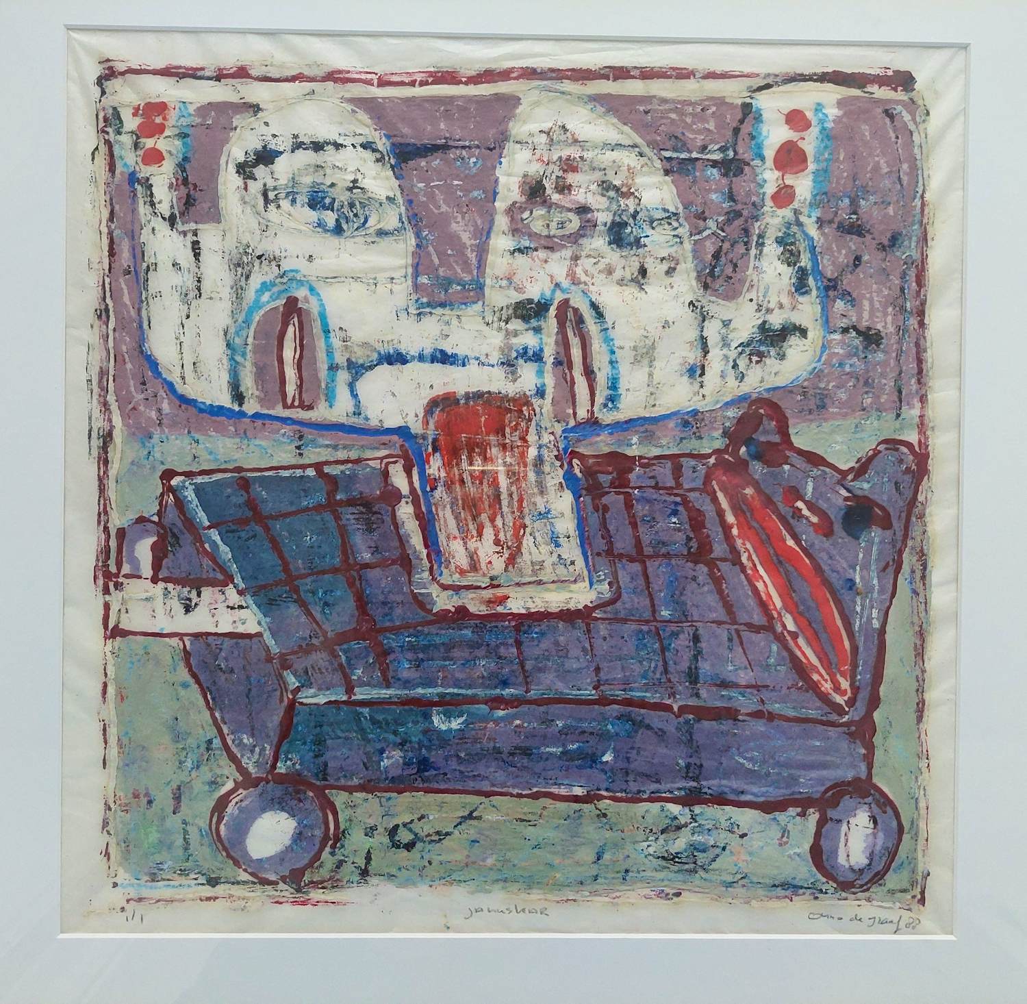 Onno de Graaf - Januskar - monoprint kopen? Bied vanaf 1!