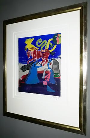 Corneille - Six reves peints, zeefdruk (prachtig ingelijst) kopen? Bied vanaf 325!