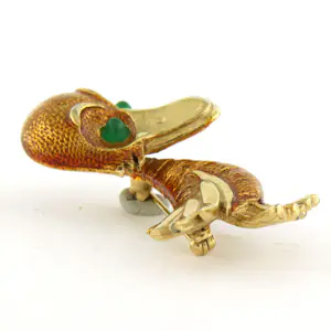 M. BOUCHER onedele broche in een vorm van een eend kopen? Bied vanaf 110!