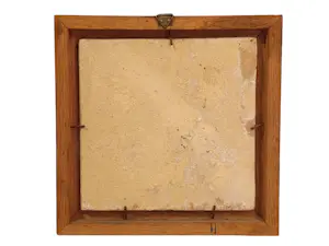 Porceleyne Fles - Drie antieke Delftsblauwe tegels van geglazuurd aardewerk, 18e eeuw. kopen? Bied vanaf 64!