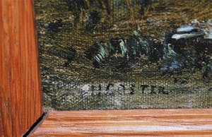 Jan Herman Coster - Bosscene met boerderij kopen? Bied vanaf 125!