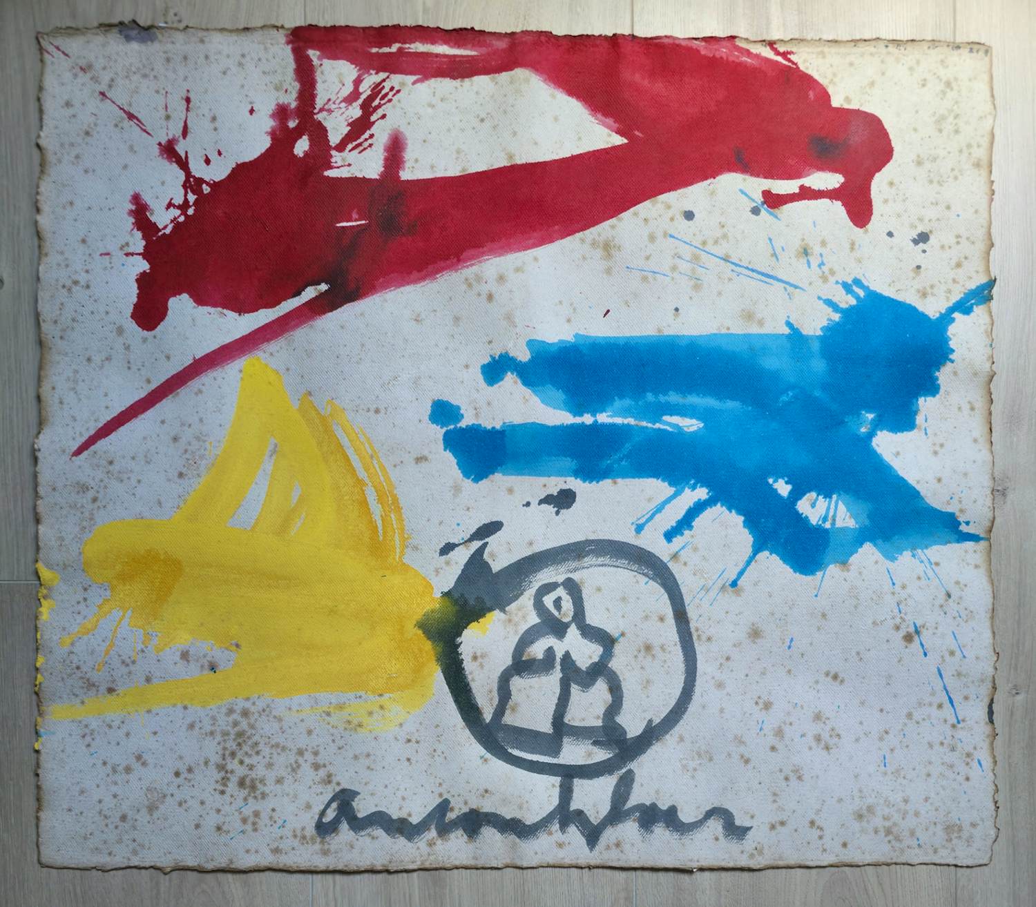 Anton Heyboer - zonder titel - gemengde techniek kopen? Bied vanaf 150!