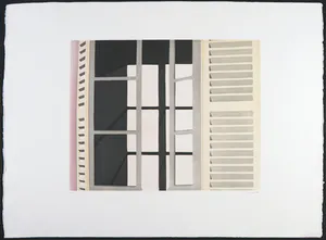 Jean Solombre - Aquatint, Open raam kopen? Bied vanaf 35!