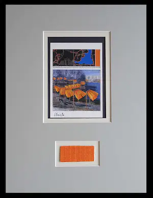 Christo - Project for NYC "The Gates " - artcard handgesigneerd in pptout ready to frame kaufen? Bieten Sie von 129!