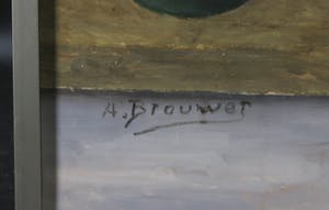 A. Brouwer - Olieverf op doek, Stilleven - Ingelijst kopen? Bied vanaf 1!