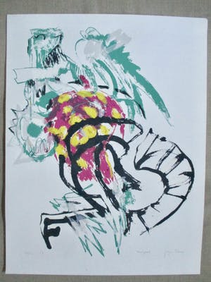 Joyce Bloem - Litho " Muelgoat" kopen? Bied vanaf 40!