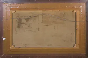 Karl Kaufmann - Olieverf op doek, Vissersboten - Ingelijst kopen? Bied vanaf 1!