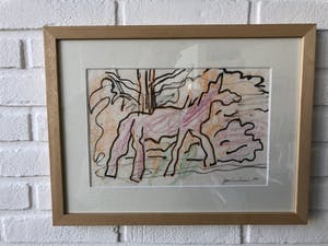 Jan Sierhuis - Dier in landschap kopen? Bied vanaf 95!