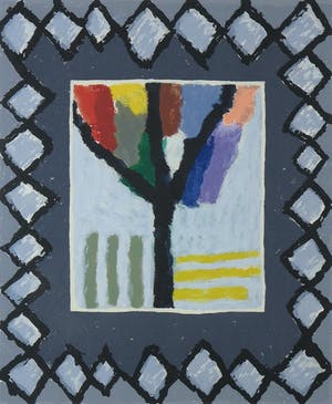 Harrie Gerritz - Zeefdruk, Zonder titel - Ingelijst kopen? Bied vanaf 35!