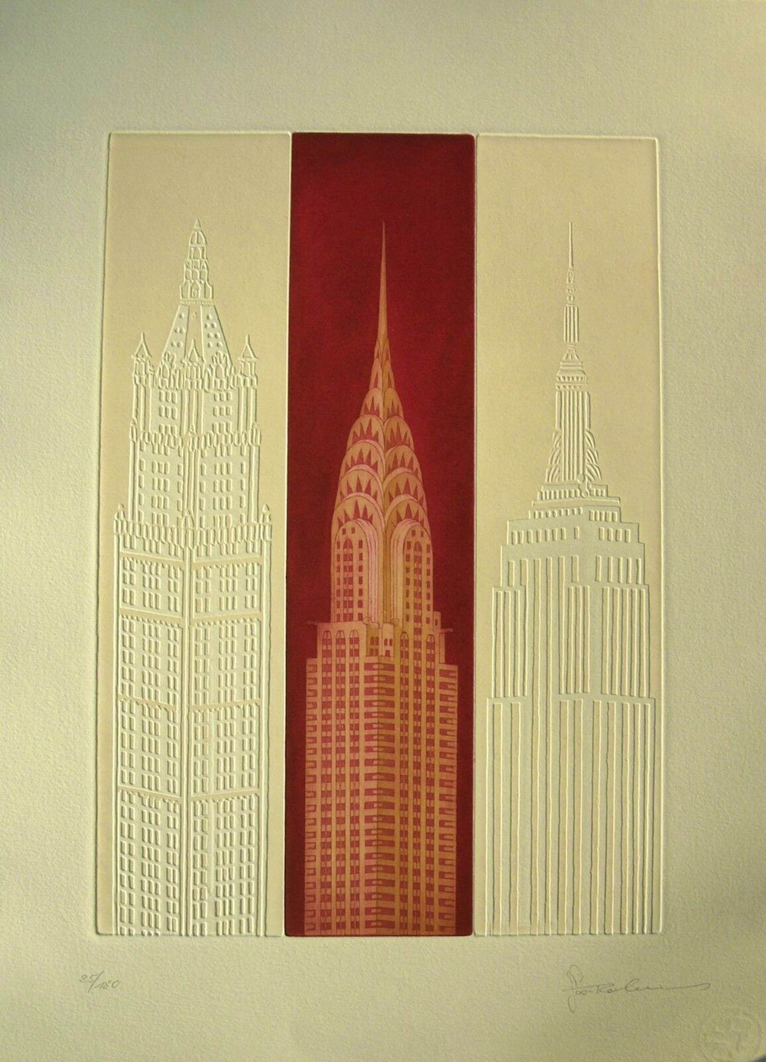 Joseph Robers - New York Chrysler-gebouw. kopen? Bied vanaf 120!