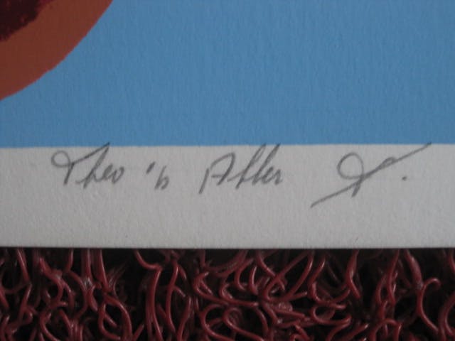 Theo van den Akker - Serigrafie - zeer bep. oplage (10 stuks) "Chromosome" gesigneerd kopen? Bied vanaf 1!