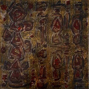 Ton Pape - Gouache - Geometrisch Abstract nr 216 kopen? Bied vanaf 35!