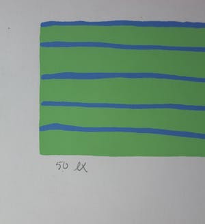 Ad Gerritsen - zeefdruk: naakt met lamp kopen? Bied vanaf 55!