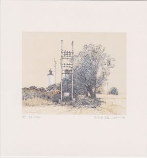 Jorg Reme - e.a: Collectie van zes zeefdrukken: Molen, Vlag, Tulpen, Landschap, Composities kopen? Bied vanaf 19!