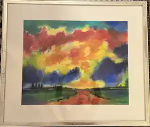 Peter Calmés - Landschaft vendu pour 250€ !