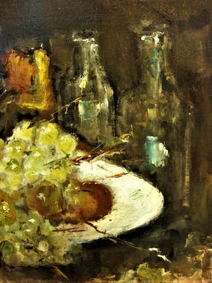 Niet of onleesbaar gesigneerd - Indrukwekkend impressionist. olieverf/board "gevarieerd stilleven" gesigneerd kopen? Bied vanaf 1!