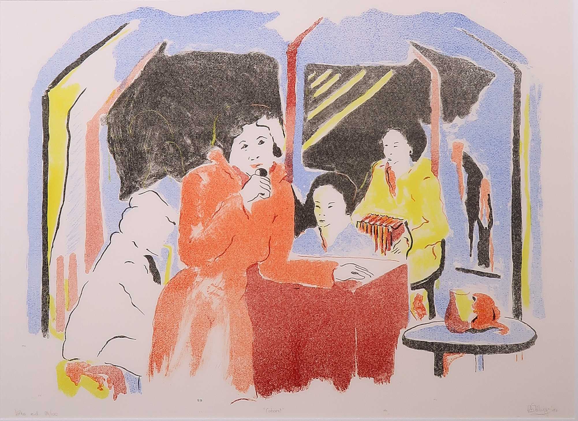 Ami Bernard Zillweger - Litho, Cabaret - Ingelijst kopen? Bied vanaf 1!