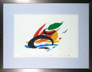 Tilopa Monk - Kleurenets, Abstracte compositie - Ingelijst verkocht voor € 1!