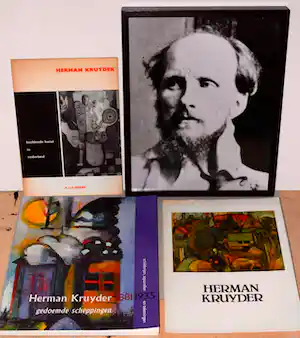 Herman Kruyder - Professioneel ingelijste foto en 3 boekwerken verkauft für € 75!