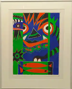 Marianne Naerebout - African Mask verkocht voor € 50!