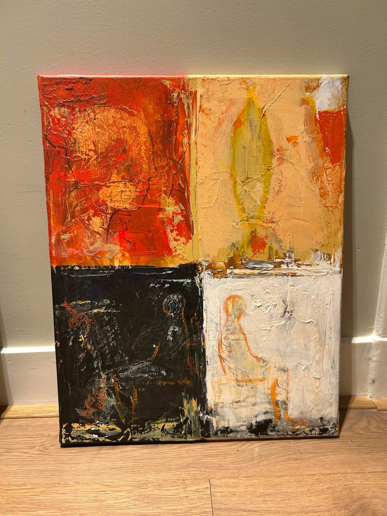 Dick Tasma - Viervlak met figuren kopen? Bied vanaf 120!