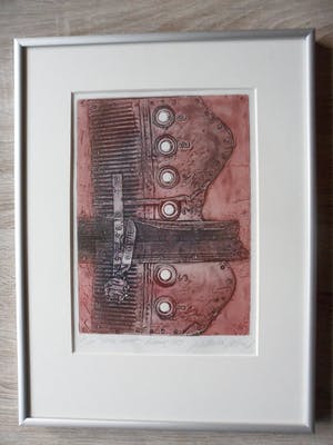 Buy Enric Adsera Riba - Zeefdruk. Titel, "Colte Obest".? Bid from 15!