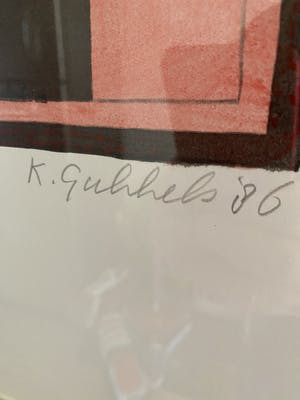 Klaas Gubbels - Hand ingekleurde zeefdruk kopen? Bied vanaf 325!