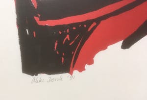 Marc Jonk - en 5 andere. Zeefdrukken. Thema liefde kopen? Bied vanaf 35!