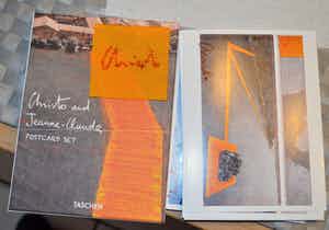 Christo - 25 Taschenkaarten-de volledige box + stof- allen handgesigneerd verkocht voor € 130!