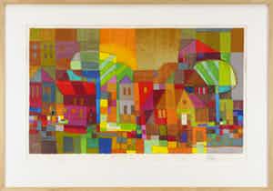 Ton Schulten - Mozaïekstad verkocht voor € 450!