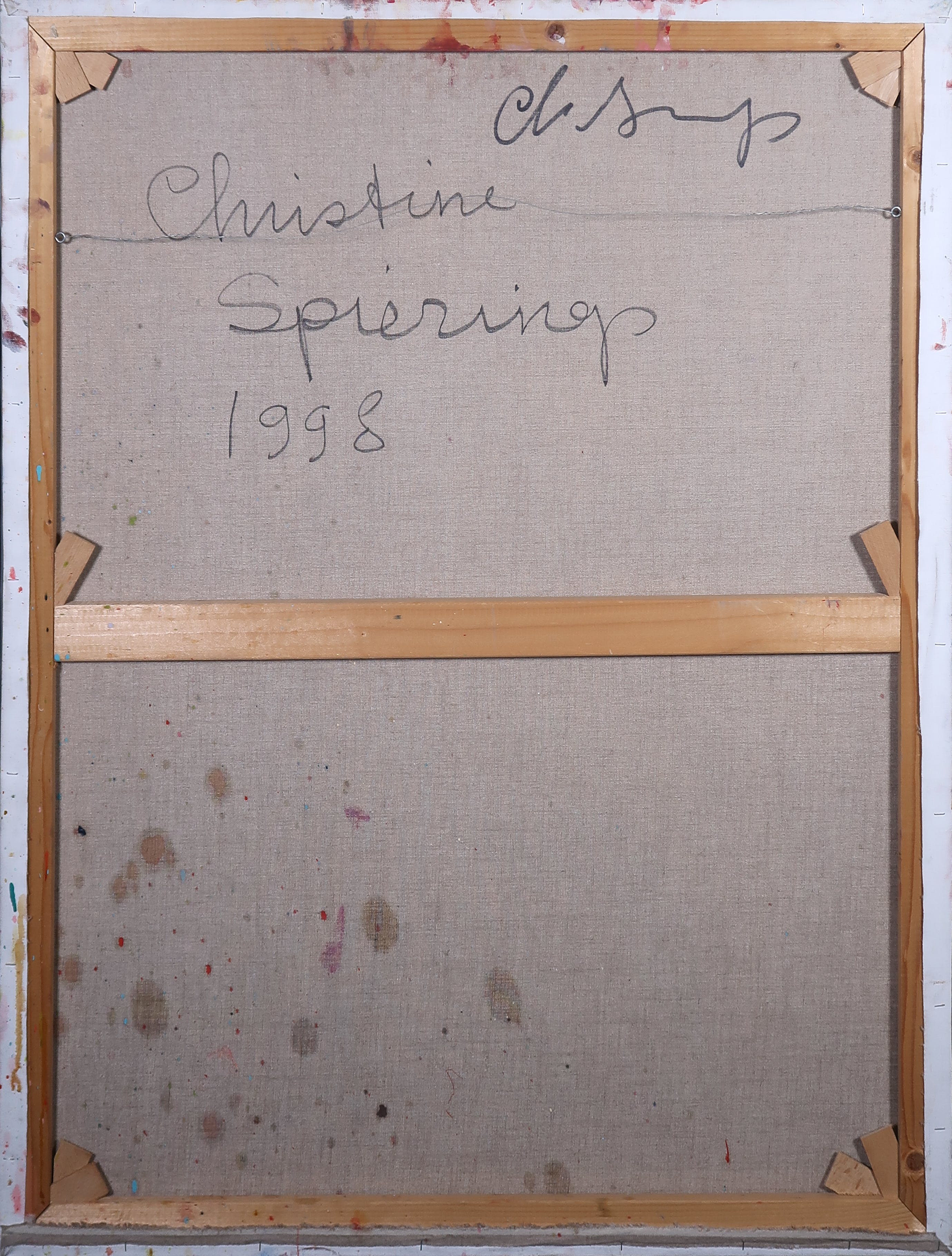 Christine Spierings - Olieverf op doek, Jumping Pierrot (Groot) kopen? Bied vanaf 80!