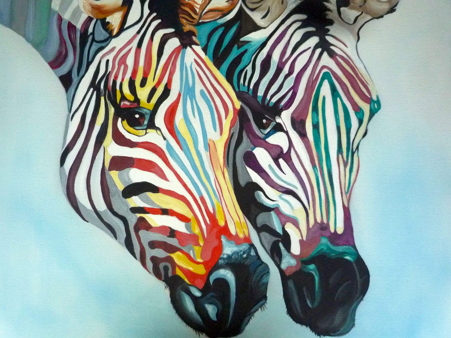 Niet of onleesbaar gesigneerd - Titel mogelijk maar niet bekend bij mij ( 2 zebra's) kopen? Bied vanaf 1!