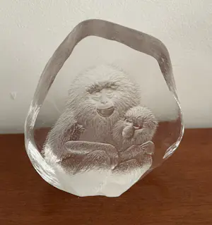 Maleras Sweden - Beeldje - Moeder aap en kind kopen? Bied vanaf 32!