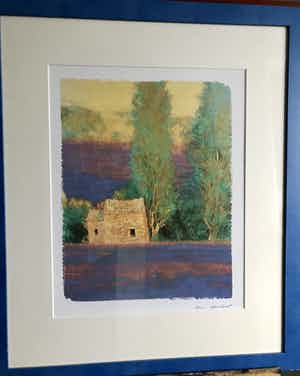 Niet of onleesbaar gesigneerd - Cypressen verkocht voor € 1!