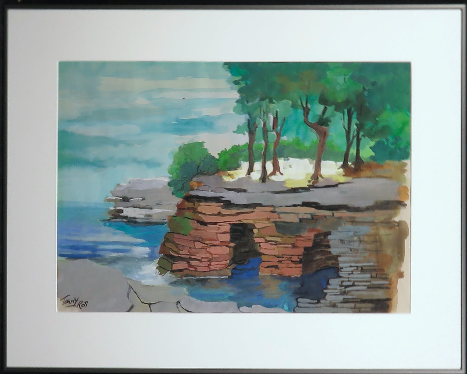 Artscope Canvas Prints Strandschelpen - Set Van 4 Moderne Muurkunst 30x30 Cm
