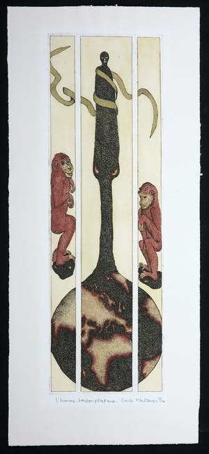 Carla Kleekamp - Kleurenets en aquatint, L 'homme triomphateur kopen? Bied vanaf 1!