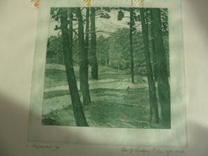 Leentje Linders - Ets. Titel, "Kopperprent". kopen? Bied vanaf 40!