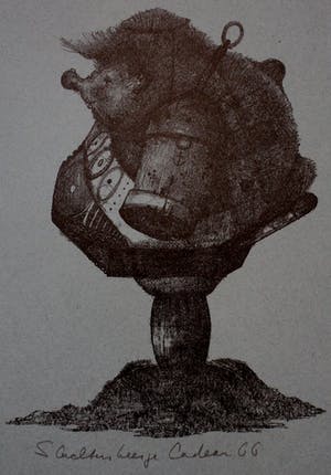 Dirkje Kuik - Litho: Egel - 1966 kopen? Bied vanaf 55!