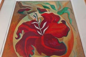 Jan van Delft - Morning Glory - Groot - Nieuwstaat - Houten Barth-lijst - Nieuwwaarde €710,- kopen? Bied vanaf 1!